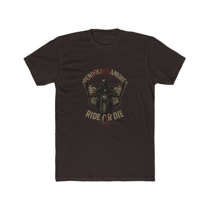 Ride or Die Pendoloveamore Unisex Cotton Crew Tee – Vintage Style Graphic T-Shirt
