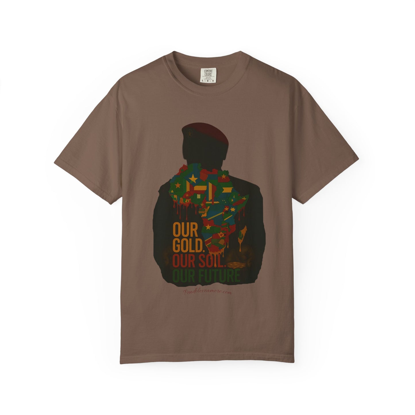 Ibrahim Traoré Unisex Garment-Dyed T-Shirt - Celebrate Heritage and Unity