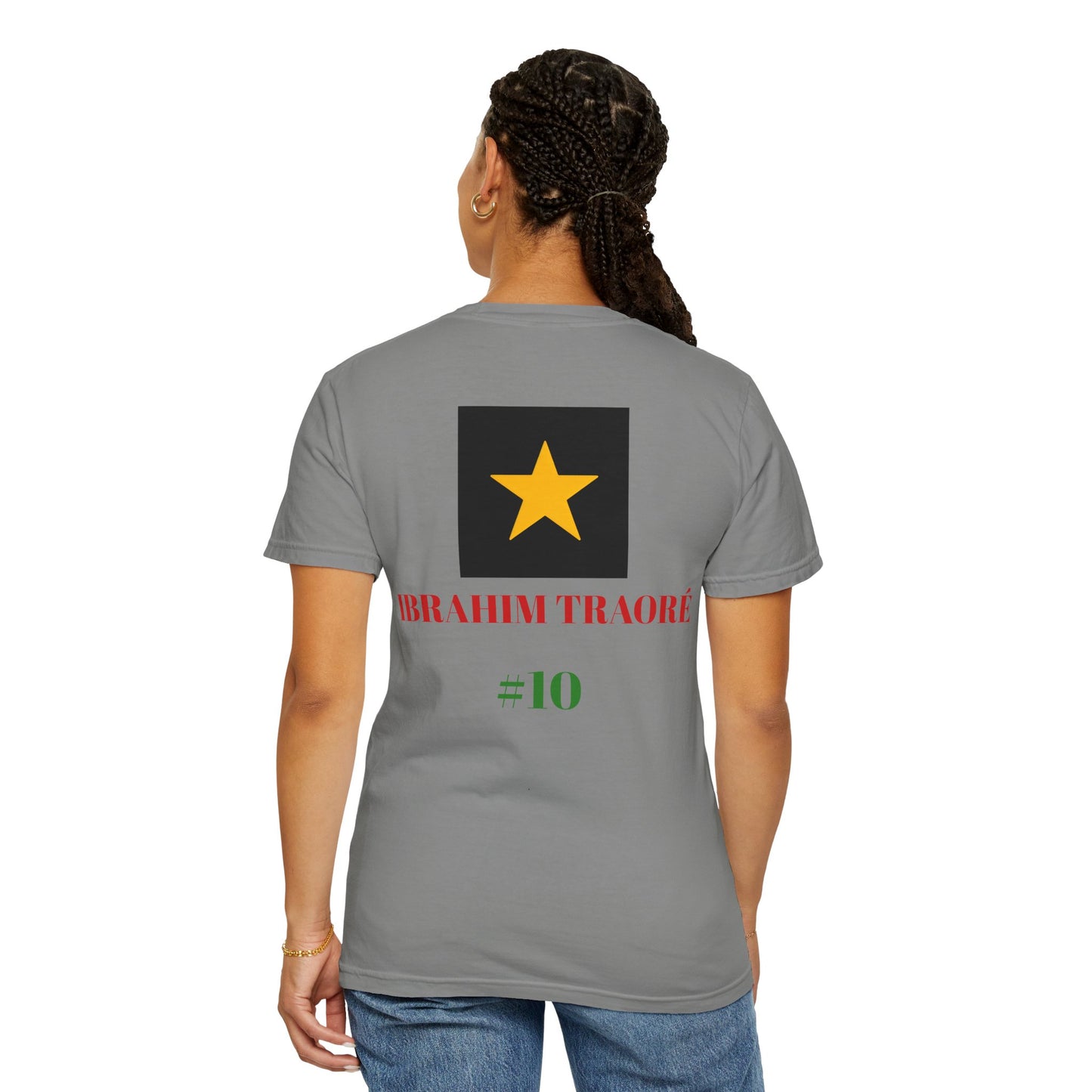 Ibrahim Traoré Unisex Garment-Dyed T-Shirt - Celebrate Heritage and Unity