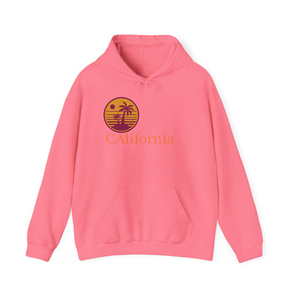 California Inspired Hoodie with 'CAlifornia' Slogan - Unisex