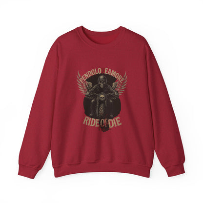 Ride or Die Motorcycle Sweatshirt - Stylish Unisex Crewneck for Bikers