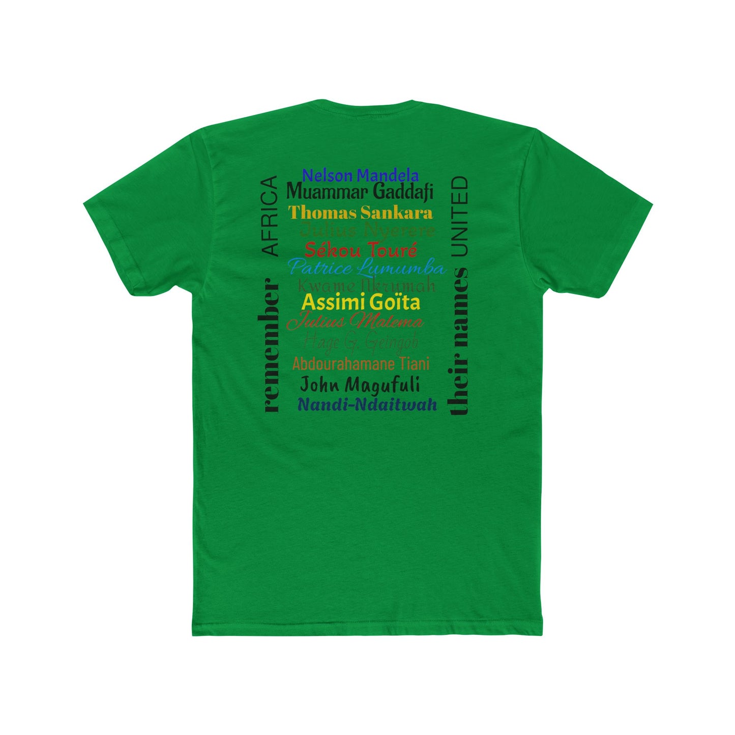 Ibrahim Traoré Unisex Cotton Crew Tee - Celebrate African Unity & Heritage