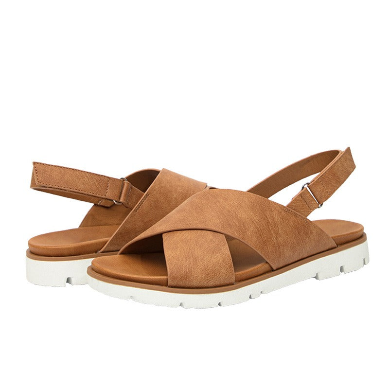 Sierra Criss-Cross Slingback Sandals