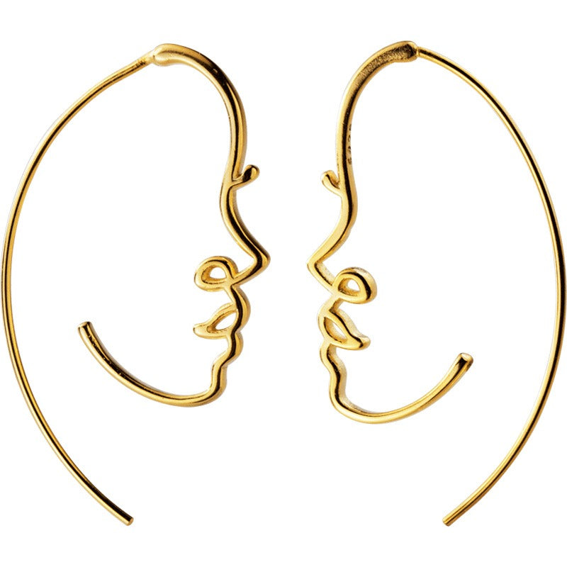 Japanese Style Designer Earrings for Women in Silver  and Gold