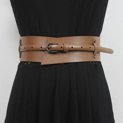 Fashionable Camel Leather Belt