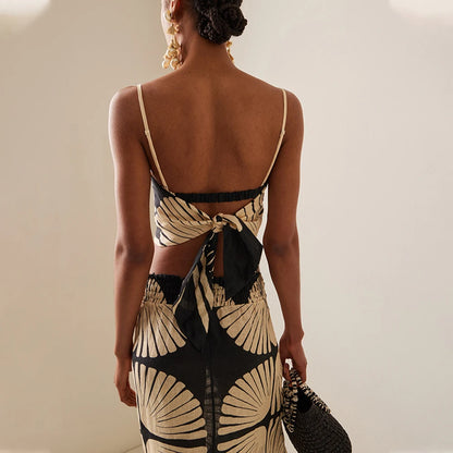 Shell Print Swimwear & Skirt Set – Coastal Luxe Edition