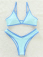 ColorPop Contrast Trim Bikini Set