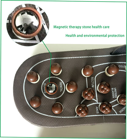 Acupoint Health Magnetic Therapy Massage Slippers For Foot Therapy,