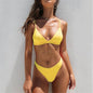 Sun-Kissed Triangle Bikini Set – Multiple Colors