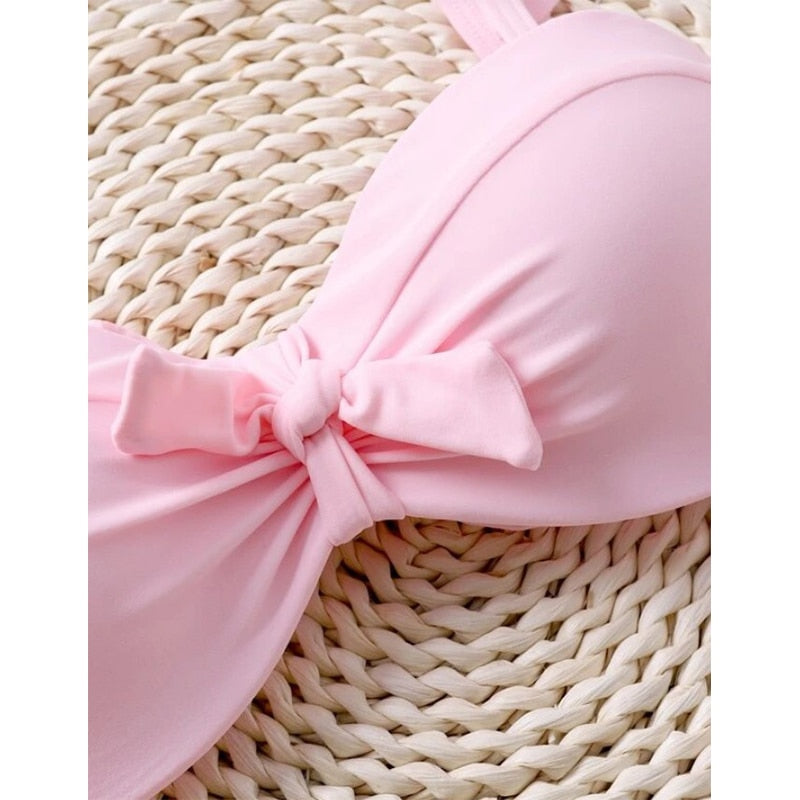 Luxe Wrap-Twist Bikini Set