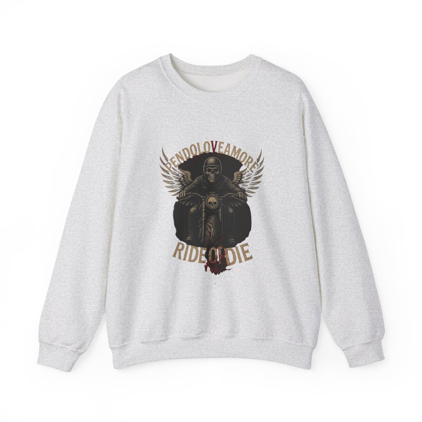 Ride or Die Motorcycle Sweatshirt - Stylish Unisex Crewneck for Bikers