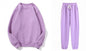 Two-piece Set of Casual Long Sleeves Sweatshirt  and Sweatpants in Multiple Colors