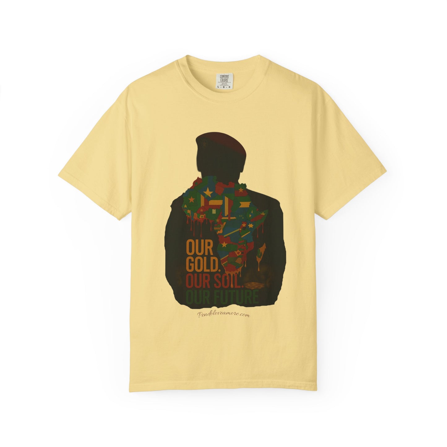 Ibrahim Traoré Unisex Garment-Dyed T-Shirt - Celebrate Heritage and Unity