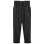 Women's Cotton and Linen Cropped Loose Pants, Multiple  Colors Options