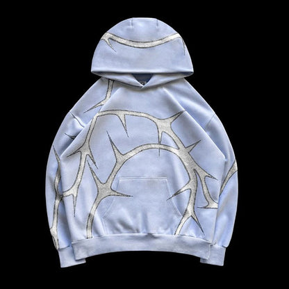 Tracksuit Set with  lDiamond zipper and a Hoodie