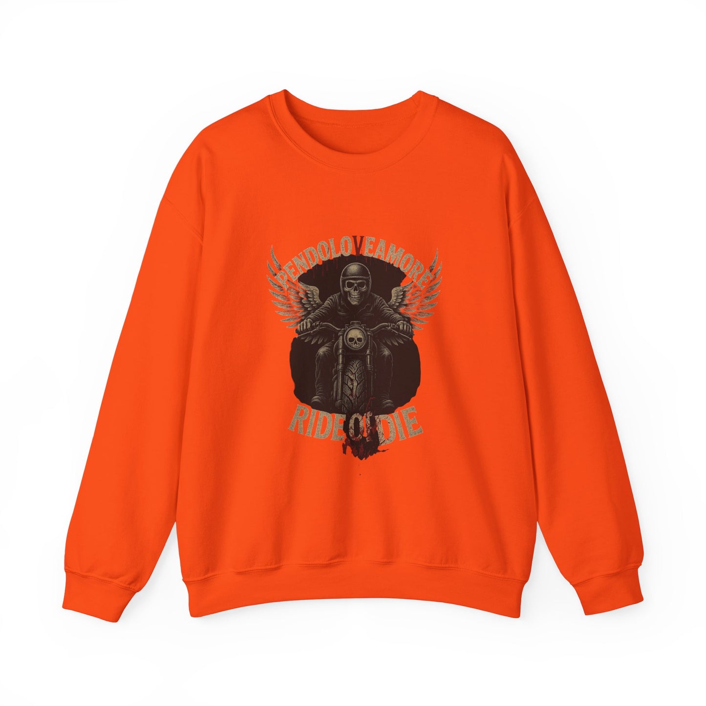 Ride or Die Motorcycle Sweatshirt - Stylish Unisex Crewneck for Bikers