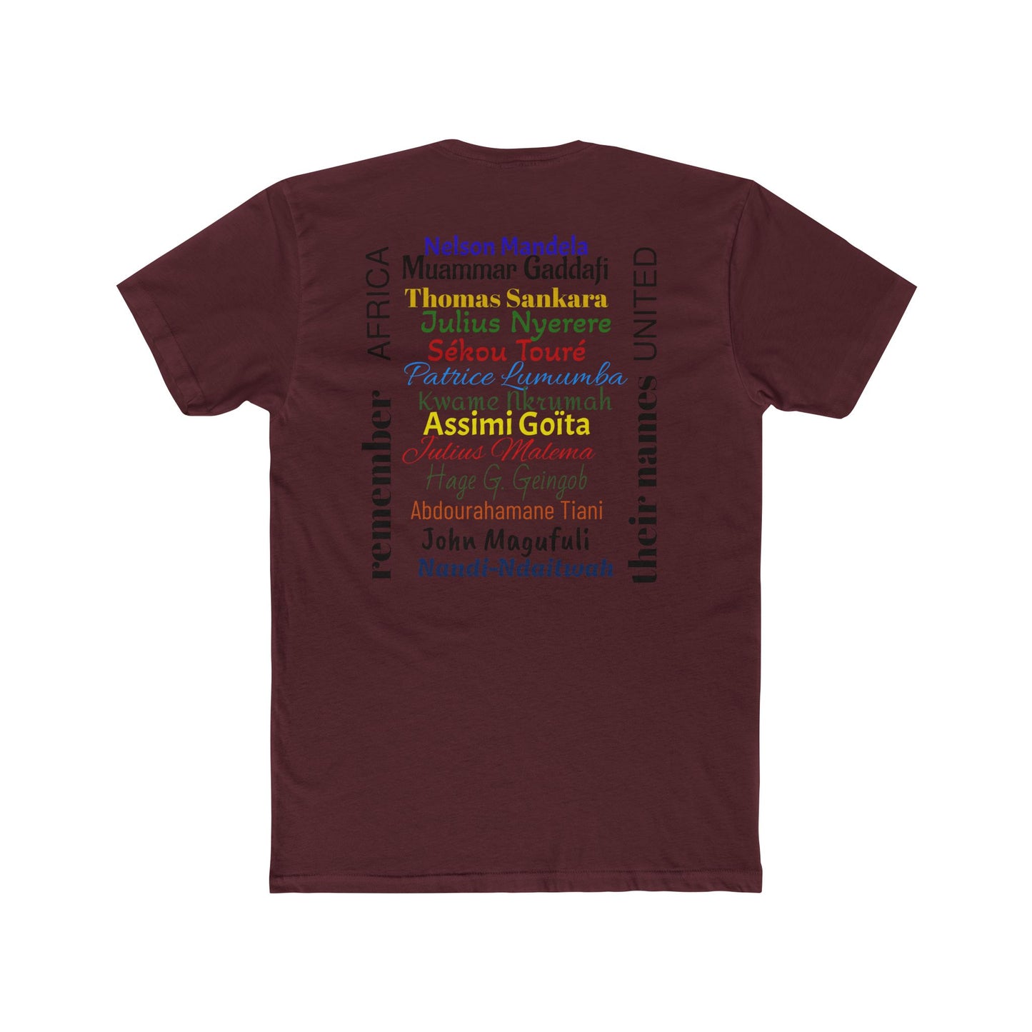 Ibrahim Traoré Unisex Cotton Crew Tee - Celebrate African Unity & Heritage