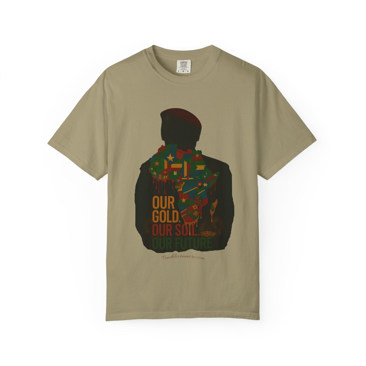 Ibrahim Traoré Unisex Garment-Dyed T-Shirt - Celebrate Heritage and Unity