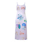 Whimsical Mushroom Print Slip Dress – Quirky Meets Elegant