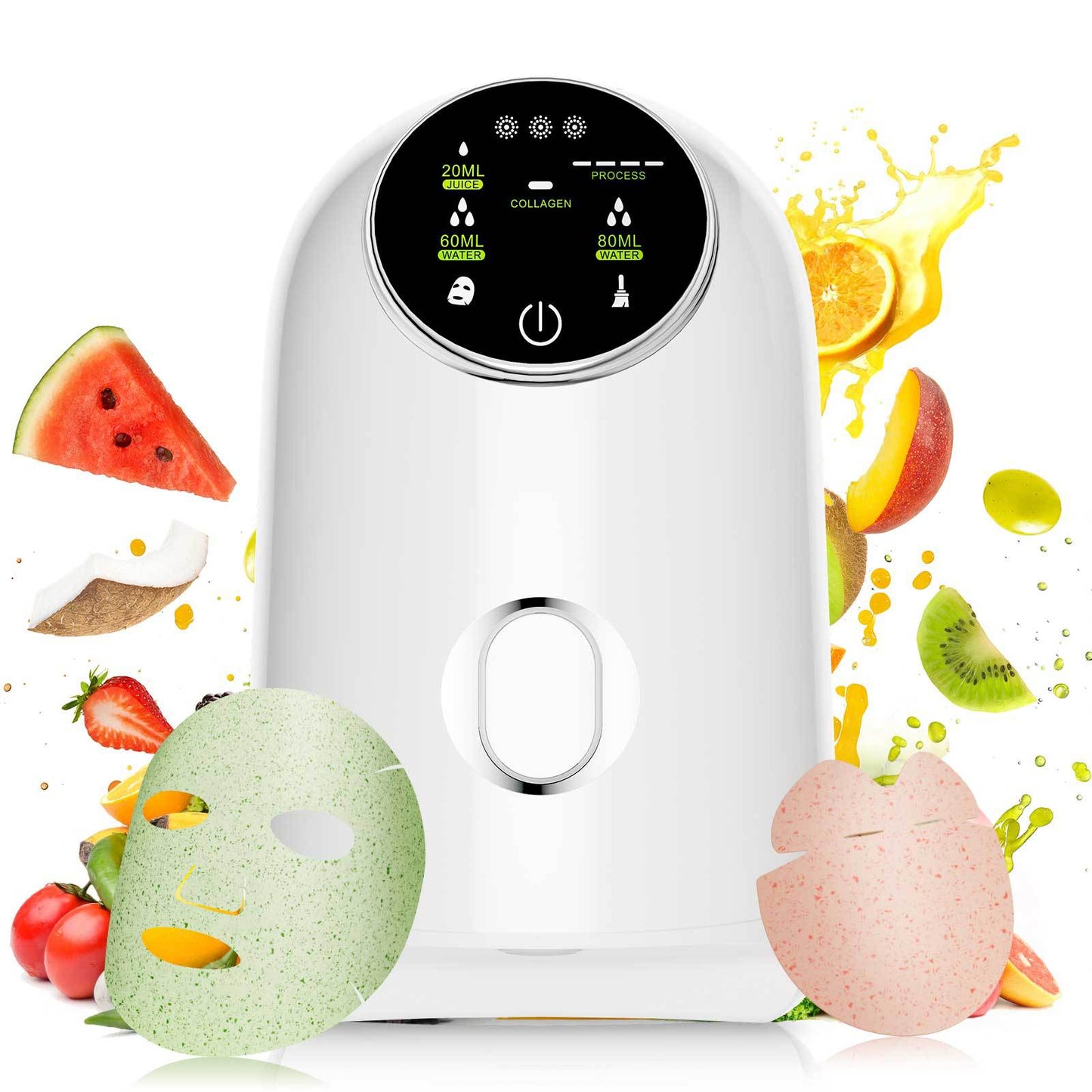 Smart LCD Touch Screen Fruit and Vegetable Mask Machine DIY