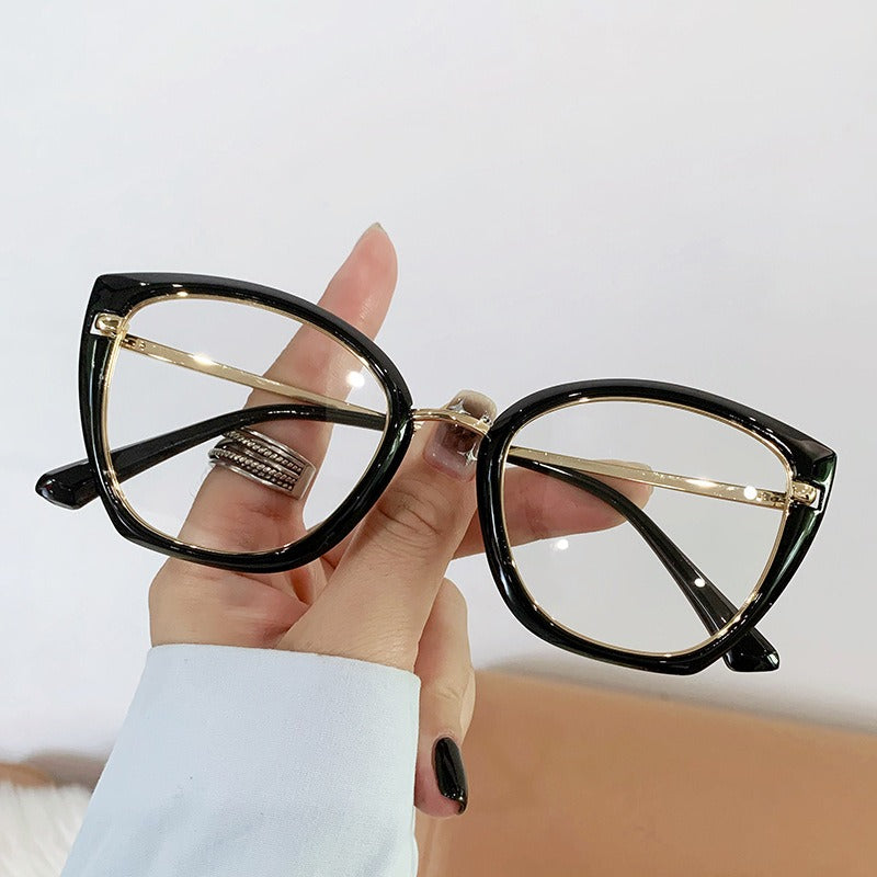 Classic Anti Blue Light Cat Eye Frame Glasses For Women