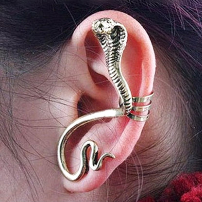 Cool Punk Style Cobra Ear Clip, For Left Ear