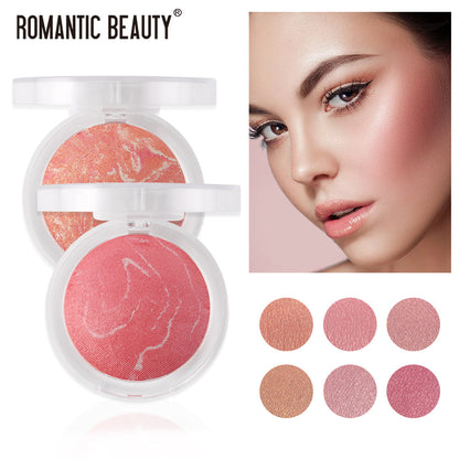 All-in-One Pearl Baked Blush and Highlighter Palette by Romantic Beauty