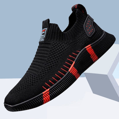 Slip-on Laced Breathable Sneakers with Soft Soles