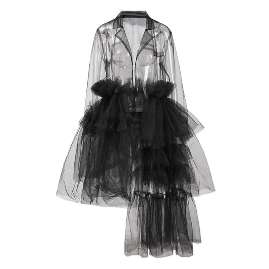 Sheer Tulle Dress – Daring, Dramatic, and Decidedly Couture