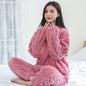 Women's Plush Coral Velvet Pajamas