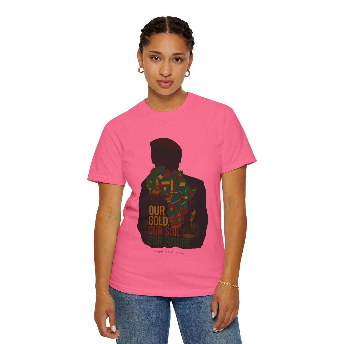 Ibrahim Traoré Unisex Garment-Dyed T-Shirt - Celebrate Heritage and Unity