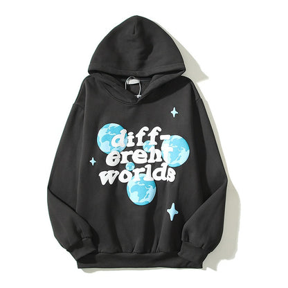 Retro Graffiti Unisex Hoodies in Multiple Colors