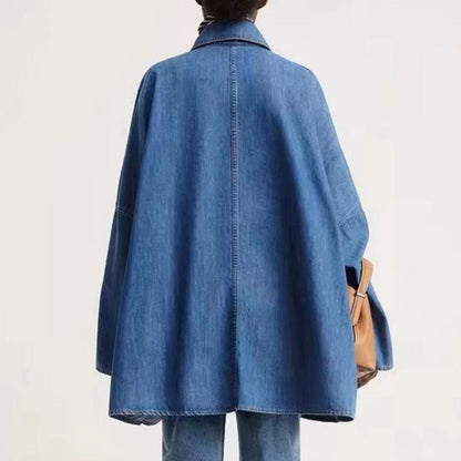 Oversized Utility Denim Jacket – Effortlessly Cool, Always in Style