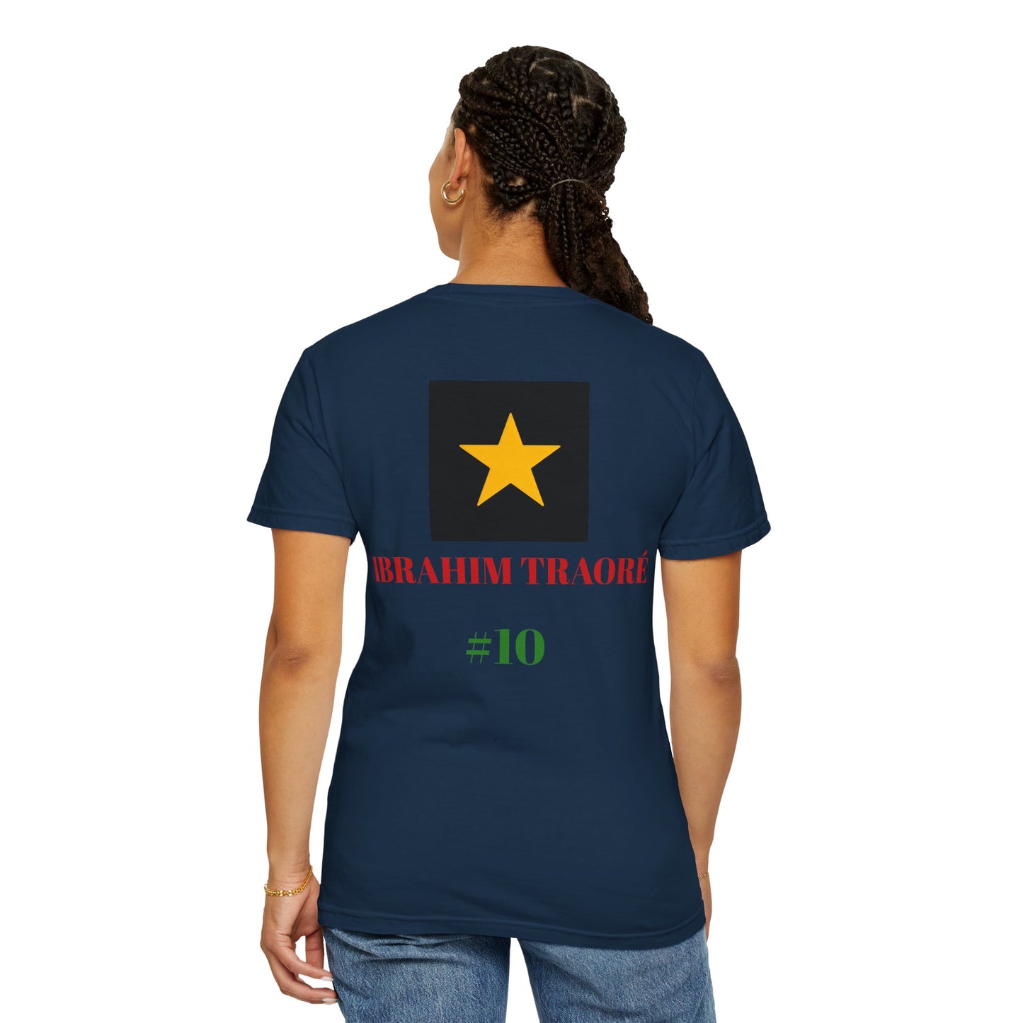 Ibrahim Traoré Unisex Garment-Dyed T-Shirt - Celebrate Heritage and Unity