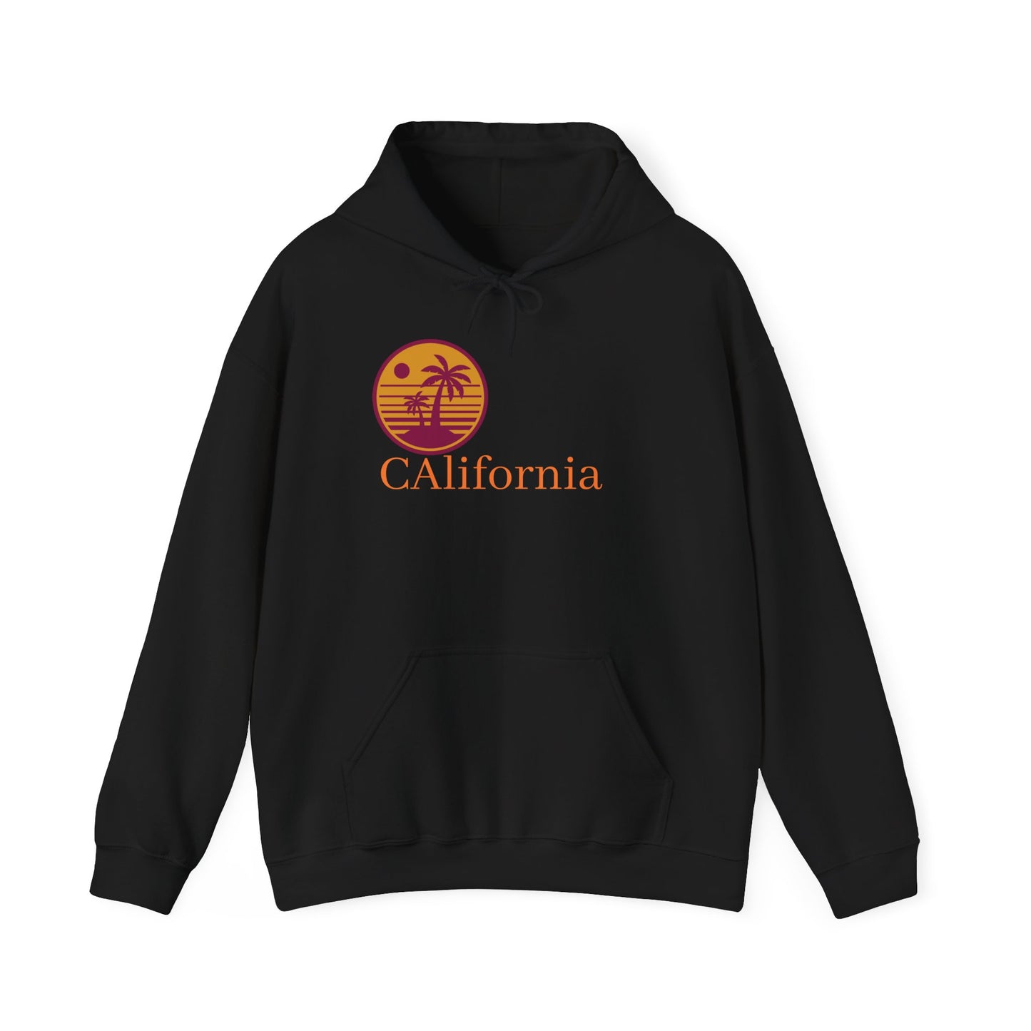 California Inspired Hoodie with 'CAlifornia' Slogan - Unisex