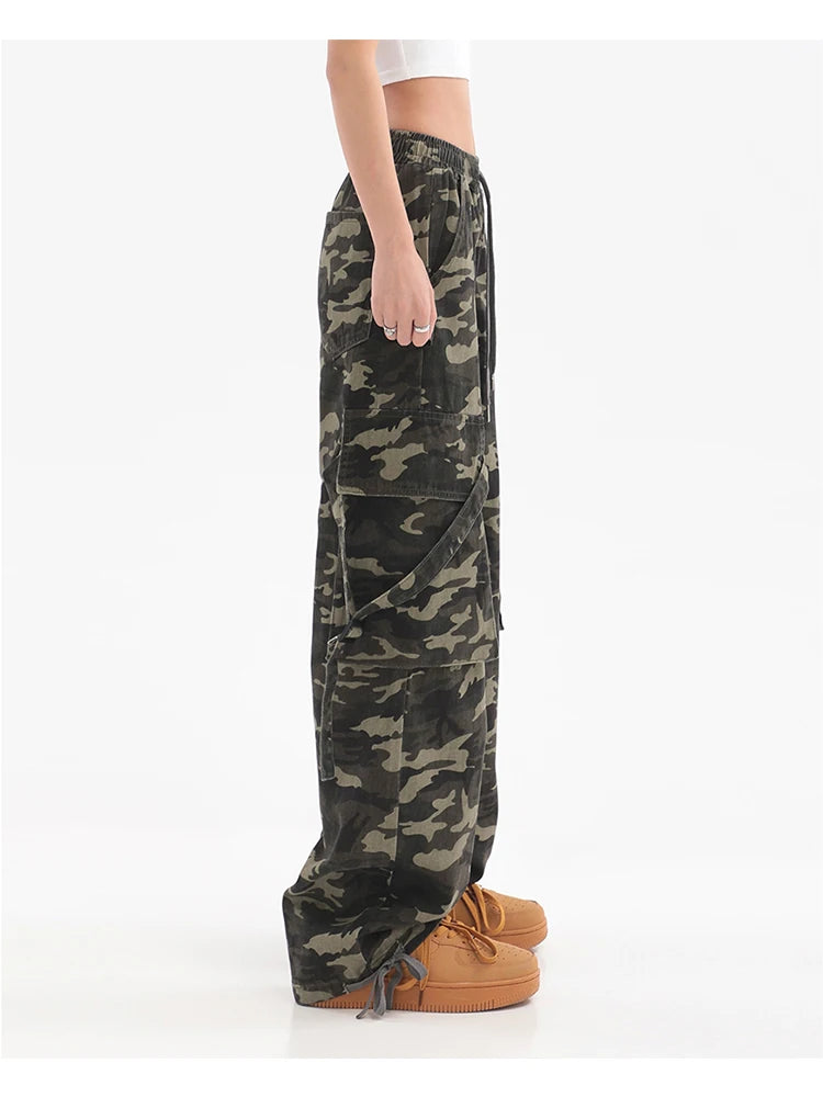 Women's  Harajuku Style Camouflage Baggy Pants