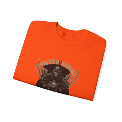 Ride or Die Motorcycle Sweatshirt - Stylish Unisex Crewneck for Bikers