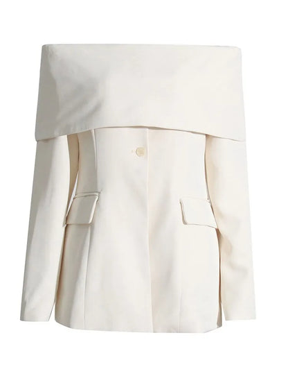 Stylish Off-the-Shoulder Blazer For Women