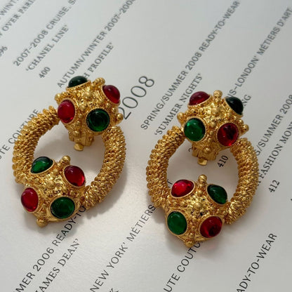 Glamorous High-end Golden Dream Earrings