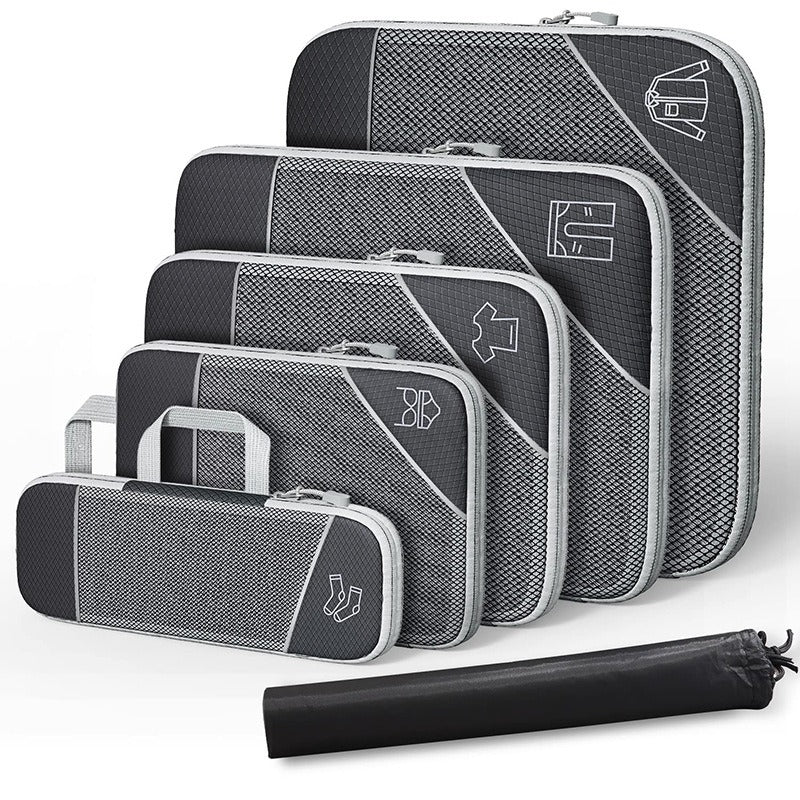 Compressible Travel Storage Set with Shoe Bag