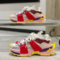 Stylish Woman Chunky Sneakers, Mixed Colors