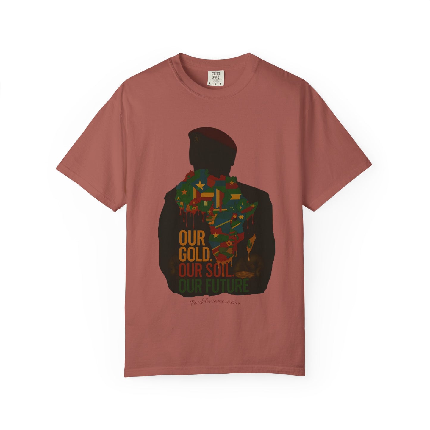 Ibrahim Traoré Unisex Garment-Dyed T-Shirt - Celebrate Heritage and Unity
