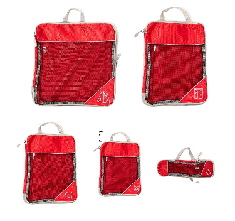 Compressible Travel Storage Set with Shoe Bag