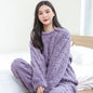 Women's Plush Coral Velvet Pajamas