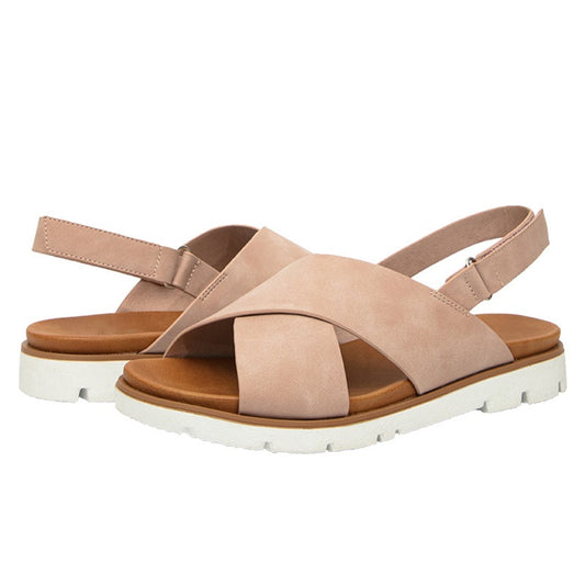 Sierra Criss-Cross Slingback Sandals