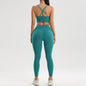 Quick Drying Women's Sports and Fitness Two- Piece Set for Yoga and Running