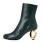 Sculpted Gold Heel Ankle Boots Luxe Modern Statement-Multiple Colors
