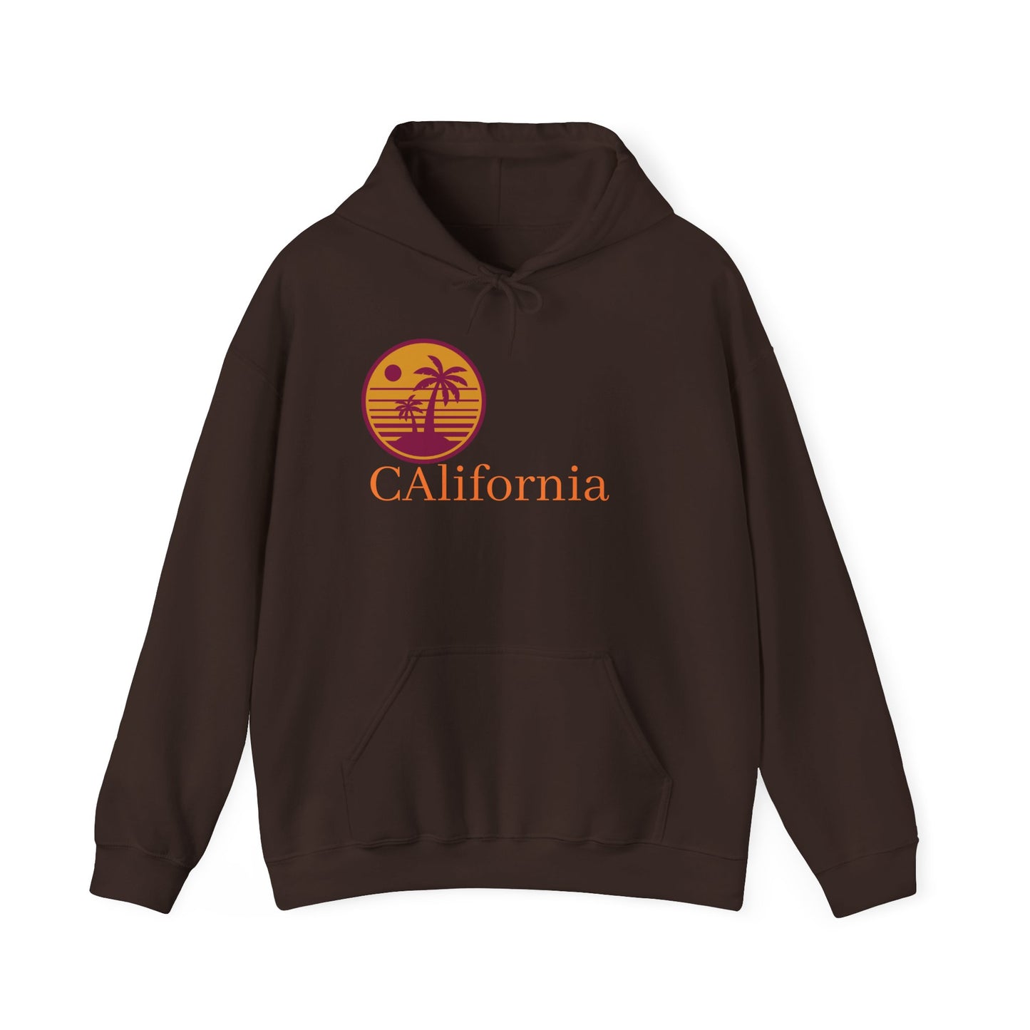 California Inspired Hoodie with 'CAlifornia' Slogan - Unisex