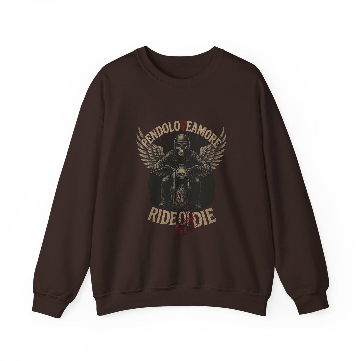 Ride or Die Motorcycle Sweatshirt - Stylish Unisex Crewneck for Bikers