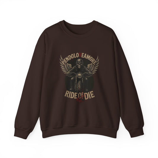 Ride or Die Motorcycle Sweatshirt - Stylish Unisex Crewneck for Bikers